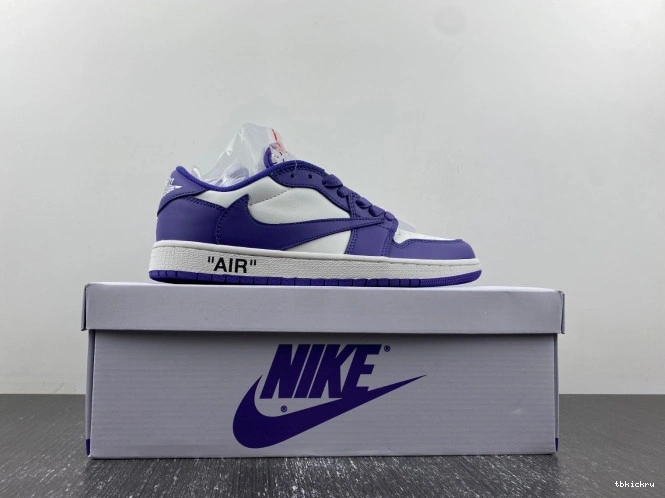 Reps TBK CUSTOM SCOTT X X 1 TRAVIS DM7890-386 AIR JORDAN OFF-WHITE 0725
